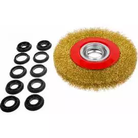 Усиленная дисковая щетка-крацовка РемоКолор 45-2-617