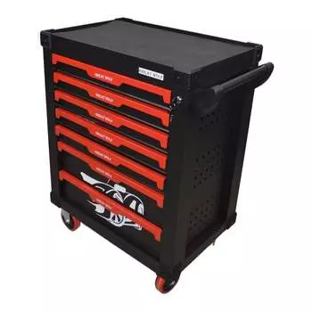 Усиленная инструментальная тележка Great Wolf GW-7ST2 Black