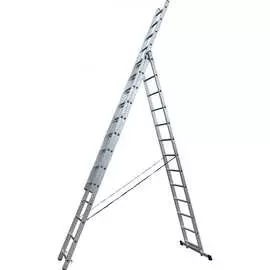 Усиленная универсальная трехсекционная лестница STAIRS ALP313