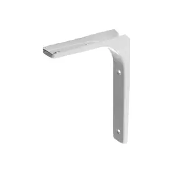 Усиленный кронштейн MFK-TORG 50х50 0.8мм белый SB-37 К-68