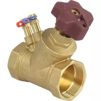 Усиленный латунный муфтовый балансировочный клапан DN.ru КБЛР-050-16 D080-00510