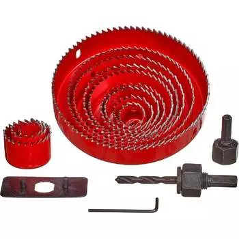 Усиленный набор коронок по дереву Diamond Industrial DIDKOLSET1912716