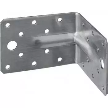 Усиленный нержавеющий крепежный уголок ЗУБР унку-2.0 310516-65