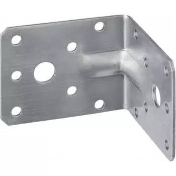 Усиленный нержавеющий крепежный уголок ЗУБР унку-2.0 310516-55