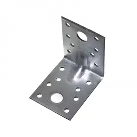 Усиленный оцинкованный крепежный уголок Саморезик KUU-90x35