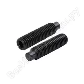 Оксидированный установочный винт ЦКИ М6х8 DIN915 51501