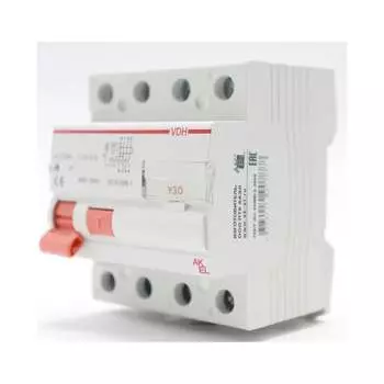 Устройство защитного отключения AKEL УЗО-VDH-4P-63A-100mA-ТипAC 400679