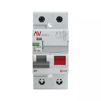 Устройство защитного отключения EKF AVERES rccb-2-63-100-a-av