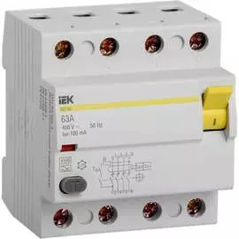 Устройство защитного отключения IEK ВД1-63, MDV11-4-063-100