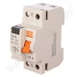Электронное узо TDM ELECTRIC ВД63 2Р 16А 30мА SQ0220-0001