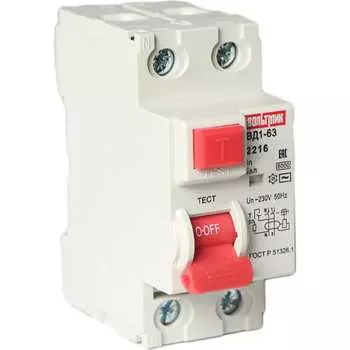 Устройство защитного отключения ВТМ УЗО ВД1-63 ВТМ00041894