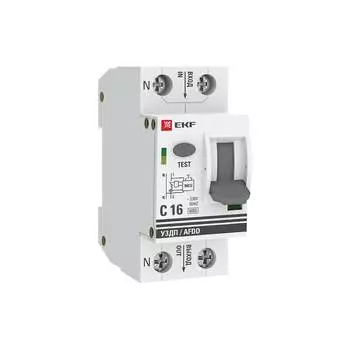 Устройство защиты от дугового пробоя EKF PROxima УЗДП afdd-2-16C-pro