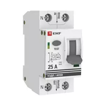 Устройство защиты от дугового пробоя EKF PROxima afdd-2-25-pro