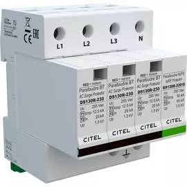 Устройство защиты от импульсных перенапряжений Citel УЗИП тип 1+2 DS134RS-230/G 571534