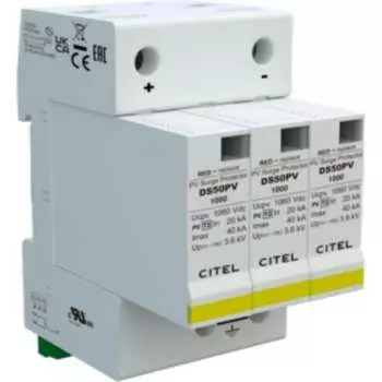 Устройство защиты от импульсных перенапряжений Citel DS50PVS-1000 480312