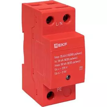 Устройство защиты от импульсных перенапряжений EKF Iimp spd-t1-1p