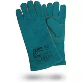 Утепленные спилковые пятипалые перчатки Armprotect SK200