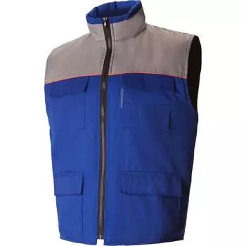 Утепленный жилет СОЮЗСПЕЦОДЕЖДА Профессионал, василек/светло-серый, р.56-58, рост 182-188 2000000161198