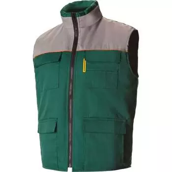 Утепленный жилет СОЮЗСПЕЦОДЕЖДА Профессионал, зеленый/светло-серый, р.56-58, рост 182-188 2000000161235