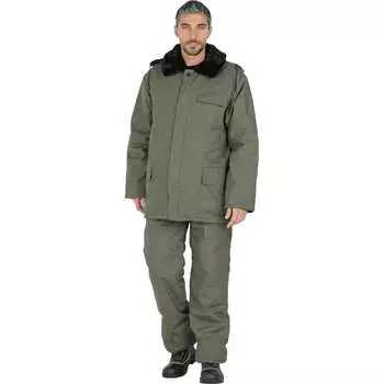 Утеплённая куртка гк спецобъединение метель хаки, р.96-100, рост 182-188 кур 304/ 96/182