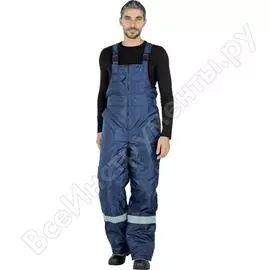 Утеплённый полукомбинезон гк спецобъединение райт темно-синий, р.120-124, рост 182-188 ком 005/120/182