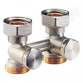 Прямой H-образный узел нижнего подключения Giacomini R387 R387X002