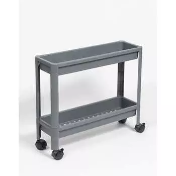 Узкая двухярусная этажерка Violet