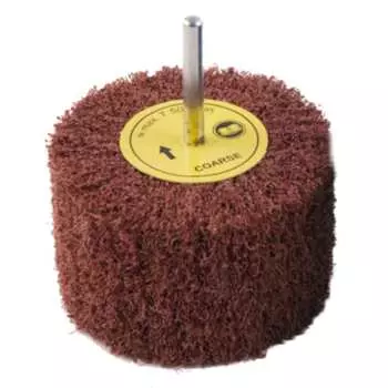 Валик абразивный шлифовальный на нетканой основе со шпинделем (80x50x6 мм; грубое зерно) glob ашвно80x50x6гз