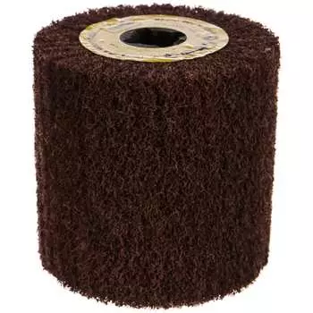 Валик шлифовальный лепестковый на нетканой основе (100х100х19 мм; грубое зерно) glob шл100х100х19гз