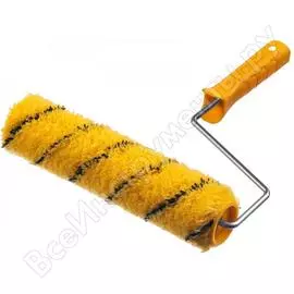 Валик stayer master dualon полиакрил, малярный в сборе, ворс 12мм, бюгель 6мм, 40x240мм 03184-24_z01