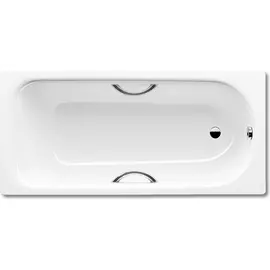 Ванна kaldewei saniform plus star 334 170х73, белый, отверстие под ручки, easy-clean 00000065241