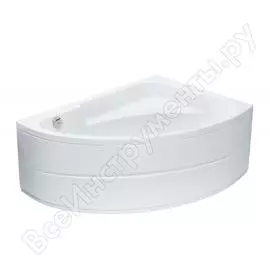Асимметричная правосторонняя акриловая ванна Santek