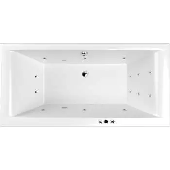 Ванна WHITECROSS Savia Duo 170x80 "SMART" (хром) 0103.170080.100.SMART.CR