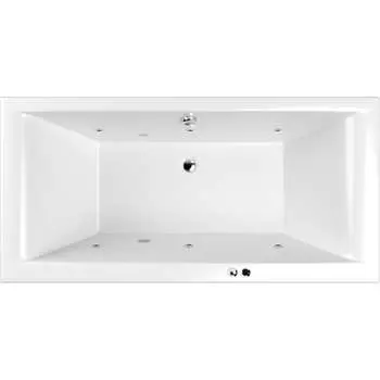 Ванна WHITECROSS Savia Duo 170x80 "SOFT" (хром) 0103.170080.100.SOFT.CR