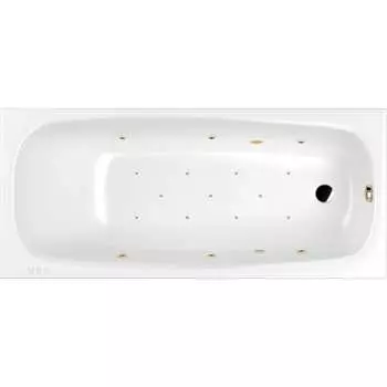 Ванна WHITECROSS Layla 170x75 "RELAX" (золото) 0102.170075.100.RELAX.GL