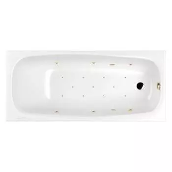 Ванна WHITECROSS Layla 180x80 "RELAX" (золото) 0102.180080.100.RELAX.GL