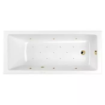 Ванна WHITECROSS Wave Slim 150x70 "RELAX" (золото) 0111.150070.100.RELAX.GL