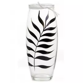 Ваза с ручной росписью волшебная страна пальмовый лист, 23.5 см 007032