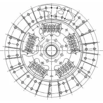 Ведомый диск сцепления для Renault C/D/K/T (13-) TRIALLI FD 405