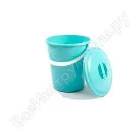 Ведро 8 л. евро пищевое с крышкой радиан 4607168313179