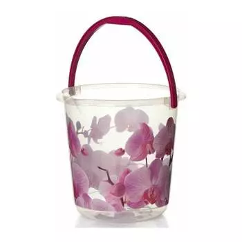 Ведро IDEA ДЕКО 5 л М 2425 М 2425 орхидея