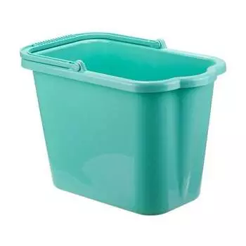 Ведро прямоугольное IDEA 9.5 л, М 2420 М 2420 аквамарин