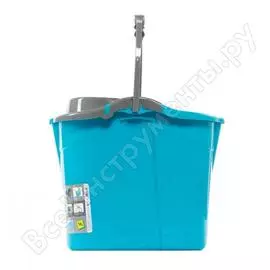 Ведро с отжимом rozenbal celeste 14л r936108