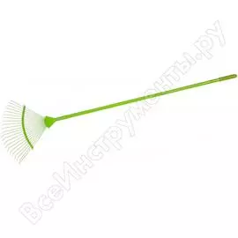 Веерные грабли с металлическим черенком, 22 зуба, 1500 мм palisad 61771