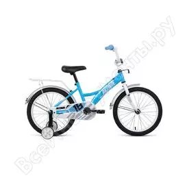 Велосипед altair kids 18, 2019-2020, бирюзовый/белый rbkt0lnh1007