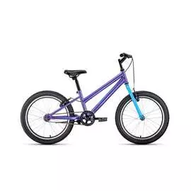 Велосипед altair mtb ht 20 low размер рамы 10.5, 2019-2020, фиолетовый/голубой rbkt01n01004