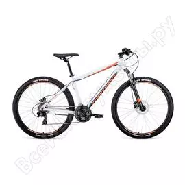 Велосипед forward apache 27.5 3.0 disc, рост 19, 2019-2020, белый/оранжевый rbkw0m67q043