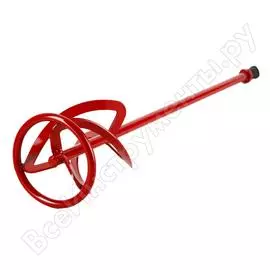 Венчик окрашенный под резьбу для смешивания краски flex 221-007 mx-ac (120х600 мм) для миксера hammer 52570