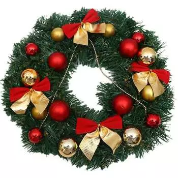 Венок новогодний на дверь ZDK Homium Happy New Year NYhappy04