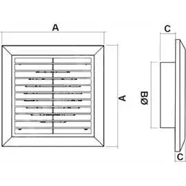Вентиляционная решетка MTG 426052